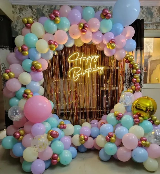 Pastel Paradise Birthday Decor