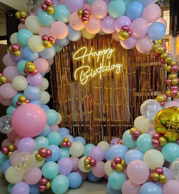 Pastel Paradise Birthday Decor - Image 2