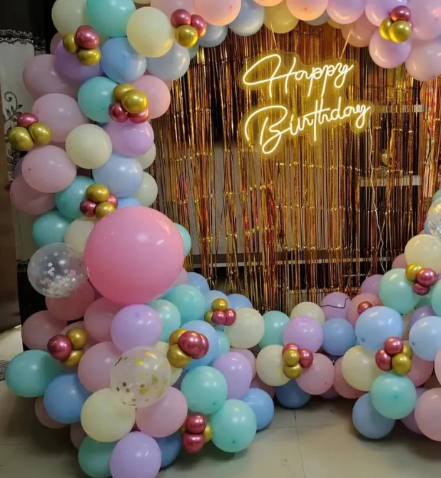 Pastel Paradise Birthday Decor - Image 3