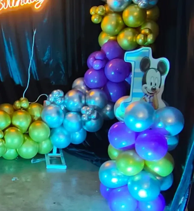 Magical Cartoon Birthday Decor Neon Crown Edition - Image 4