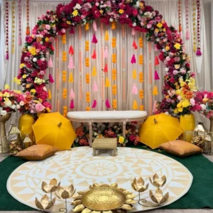 Royal SundarSaaz Haldi Signature Setup